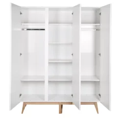 Armoire 3 Portes Trendy - Blanc -Magasin De Meubles Pour Enfants trendy blanc armoire 3 portes quax 4 1264x1234