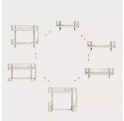 Lit Superposé Wood Original - Chêne -Magasin De Meubles Pour Enfants wood bed wheel 1264x1234